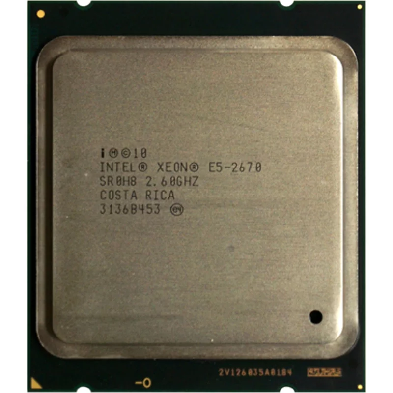HP A6S95AA | 2.60GHz 8GT/s QPI 20MB L3 Cache Socket LGA2011 Intel Xeon E5-2670 8-Core Processor Kit for Z820 Workstation — Matériel serveur