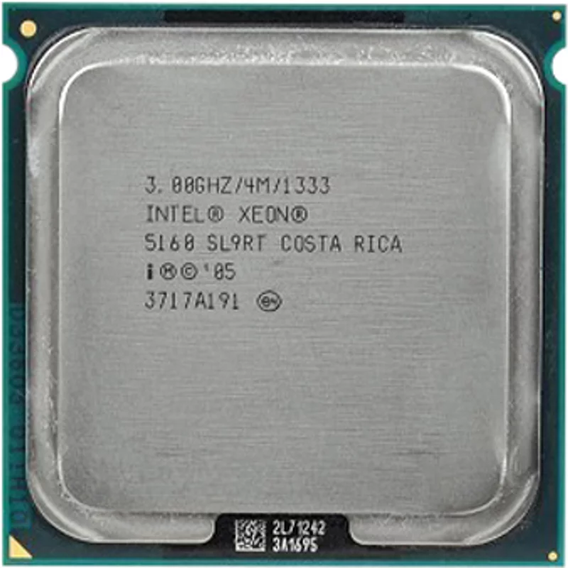 HP 458688-001 | 3.00GHz 1333MHz FSB 4MB L2 Cache Socket LGA771 Intel Xeon 5160 Dual-Core Processor for ProLiant DL140 Gen3 — Computer Processors