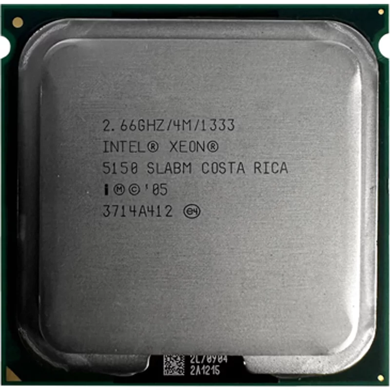 Dell TN297 | 2.66GHz 1333MHz FSB 4MB L2 Cache Socket LGA771 Intel Xeon 5150 Dual-Core Processor for PowerEdge 1900 1950 1955 2900 2950 — Computer Processors