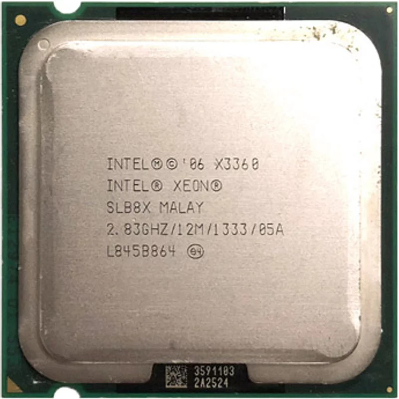 HP 469858-001 | 2.83GHz 1333MHz FSB 12MB L2 Cache Socket LGA775 Intel Xeon X3360 Quad-Core Processor — Processeurs