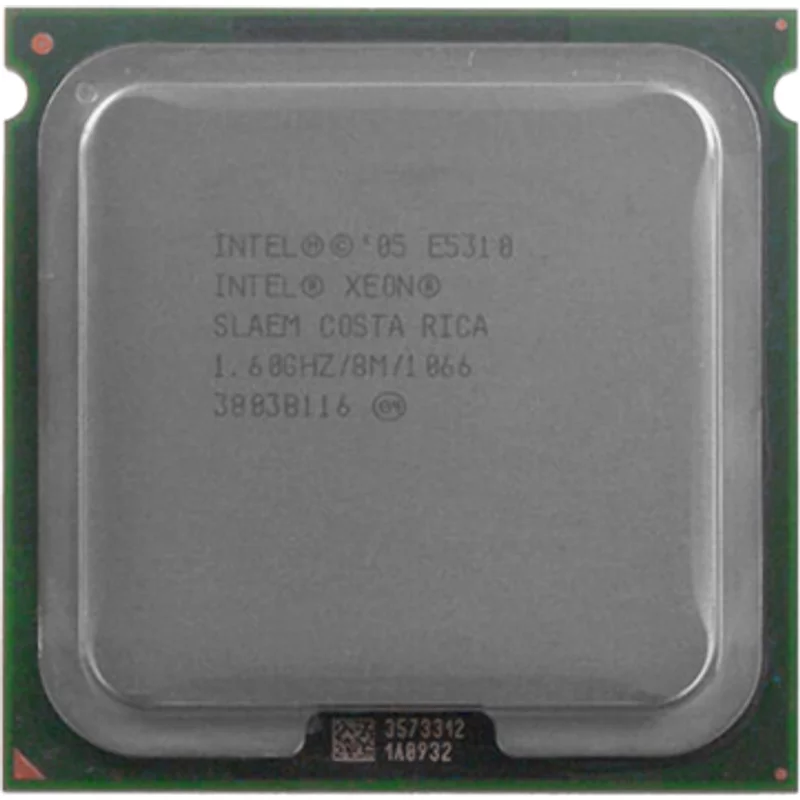 Dell YM299 | 1.60GHz 1066MHz FSB 8MB L2 Cache Socket LGA771 Intel Xeon E5310 Quad-Core Processor — Computer Processors