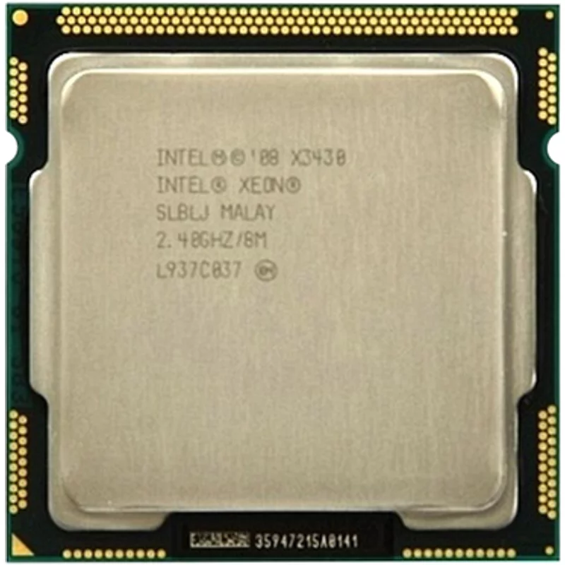 Dell YN6FW | 2.4GHz 2.5GT/s DMI 8MB L3 Cache Socket LGA1156 Intel Xeon X3430 Quad-Core Processor — Processeurs
