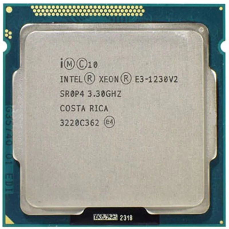 HP 660815-001 | 3.30GHz 5.00GT/s DMI 8MB L3 Cache Socket LGA1155 Intel Xeon E3-1230V2 Quad-Core Processor