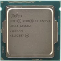 HP 721864-004 | 3.10GHz 5.00GT/s DMI 8MB L3 Cache Socket LGA1150 Intel Xeon E3-1220V3 Quad-Core Processor