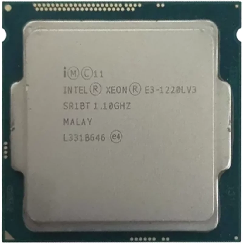 HP 725279-001 | 1.10GHz 5.00GT/s DMI 4MB L3 Cache Socket LGA1150 Intel Xeon E3-1220LV3 Dual-Core Processor for ProLiant Gen8 Servers — Computer Processors