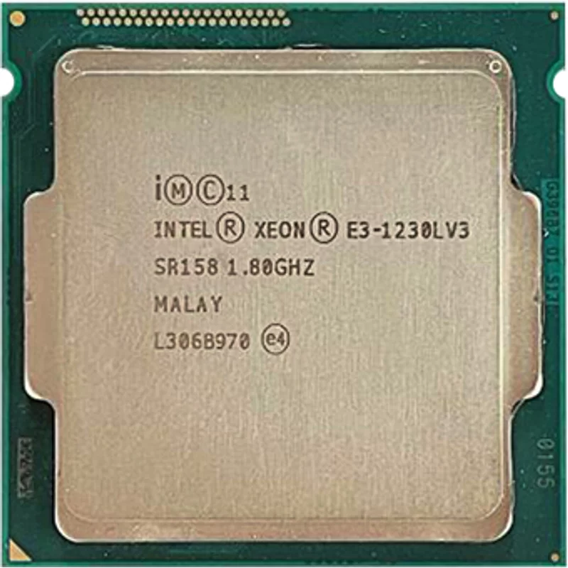 HP 726769-001 | 1.80GHz 5.00GT/s DMI 8MB L3 Cache Socket LGA1150 Intel Xeon E3-1230LV3 Quad-Core Processor for ProLiant Gen8 Servers — Computer Processors