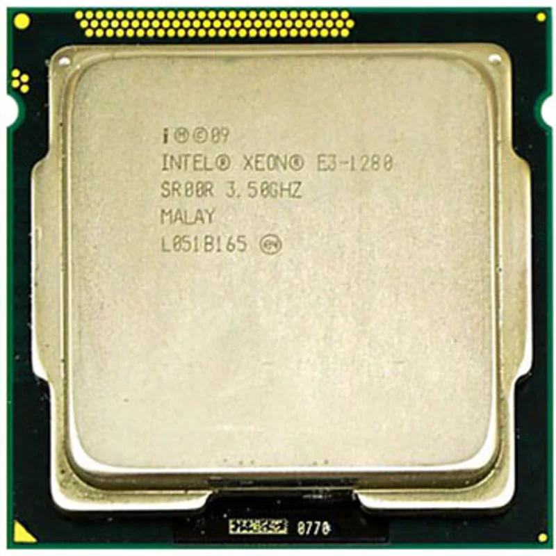 HP 641916-B21 | 3.50GHz 5.00GT/s DMI 8MB L3 Cache Socket LGA1155 Intel Xeon E3-1280 Quad-Core Processor for ProLiant DL120 G7 — Computer Processors