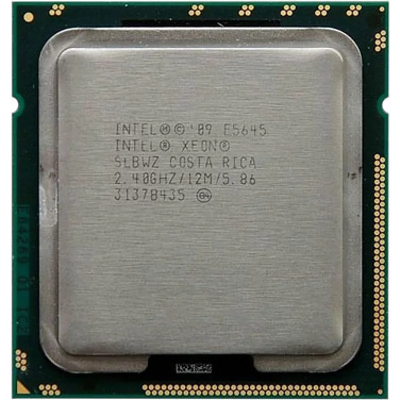 Dell 001M26 | 2.40GHz 5.86GT/s QPI 12MB L3 Cache Socket LGA1366 Intel Xeon E5645 6-Core Processor — Computer Processors