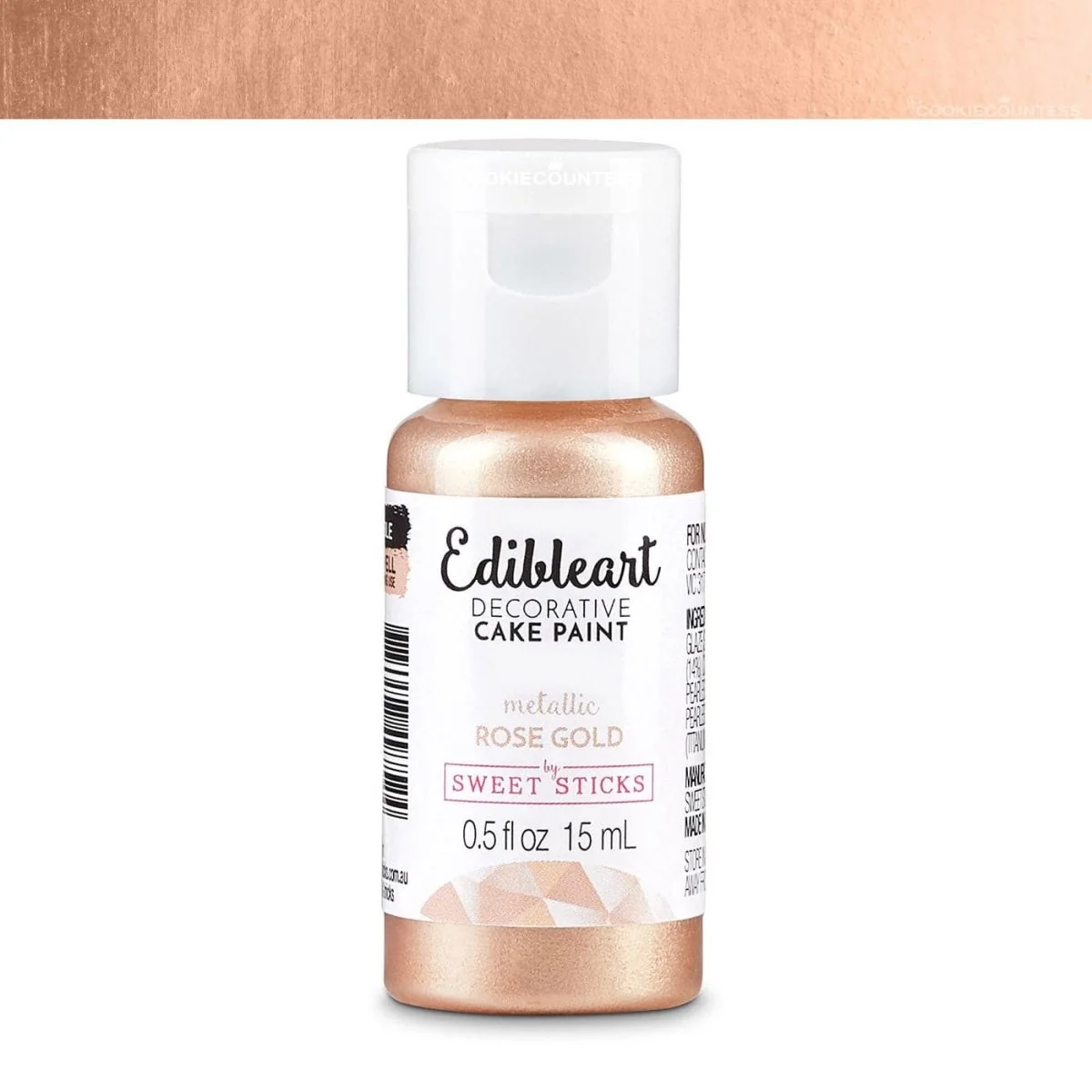 Edible Art Decorative Paint - Metallic Rose Gold 15ml — Kitchen Gadgets