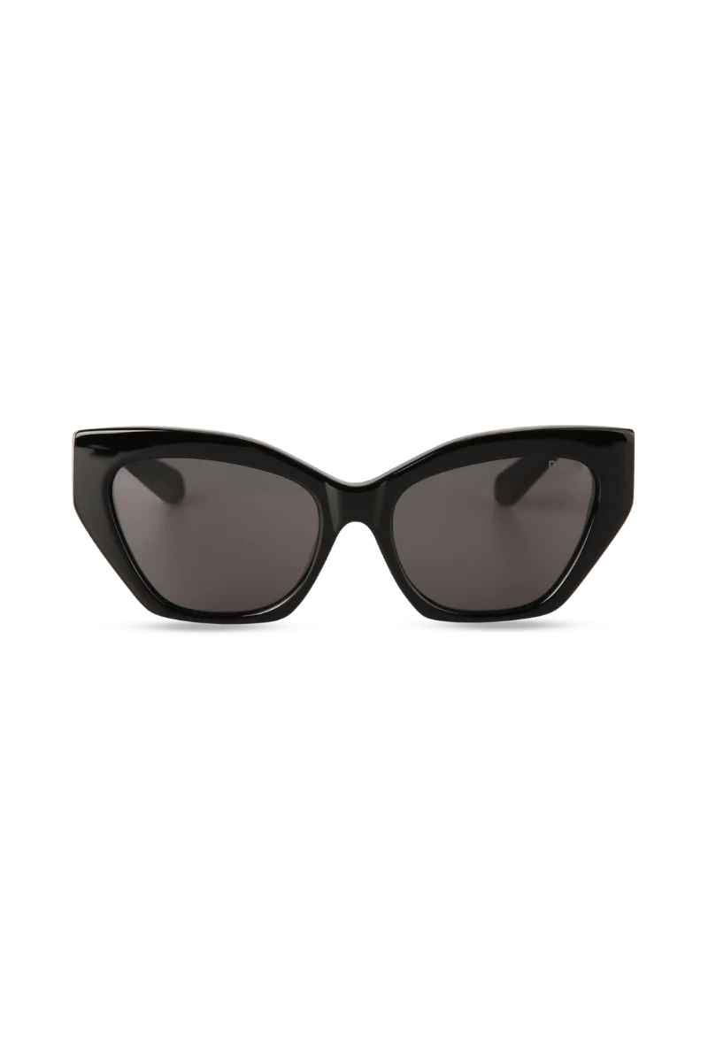 Olivia Black Cat-Eye Sunglasses with Grey Lenses — Lunettes de soleil Hommes