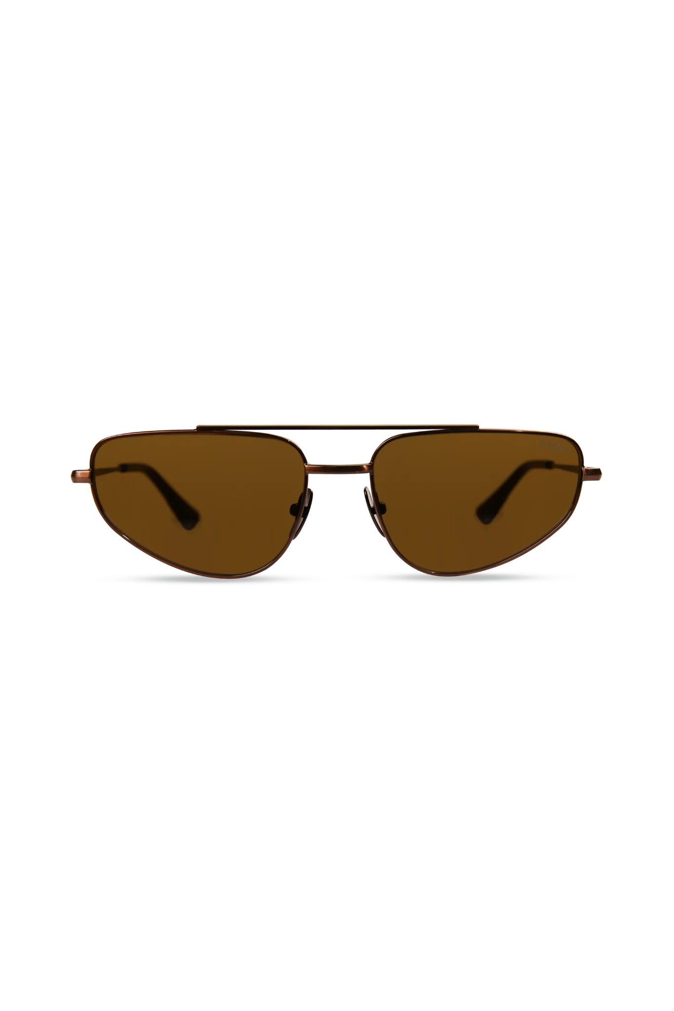 Optra Brown/Dark Tortoise Cat-Eye Sunglasses with Black Lenses