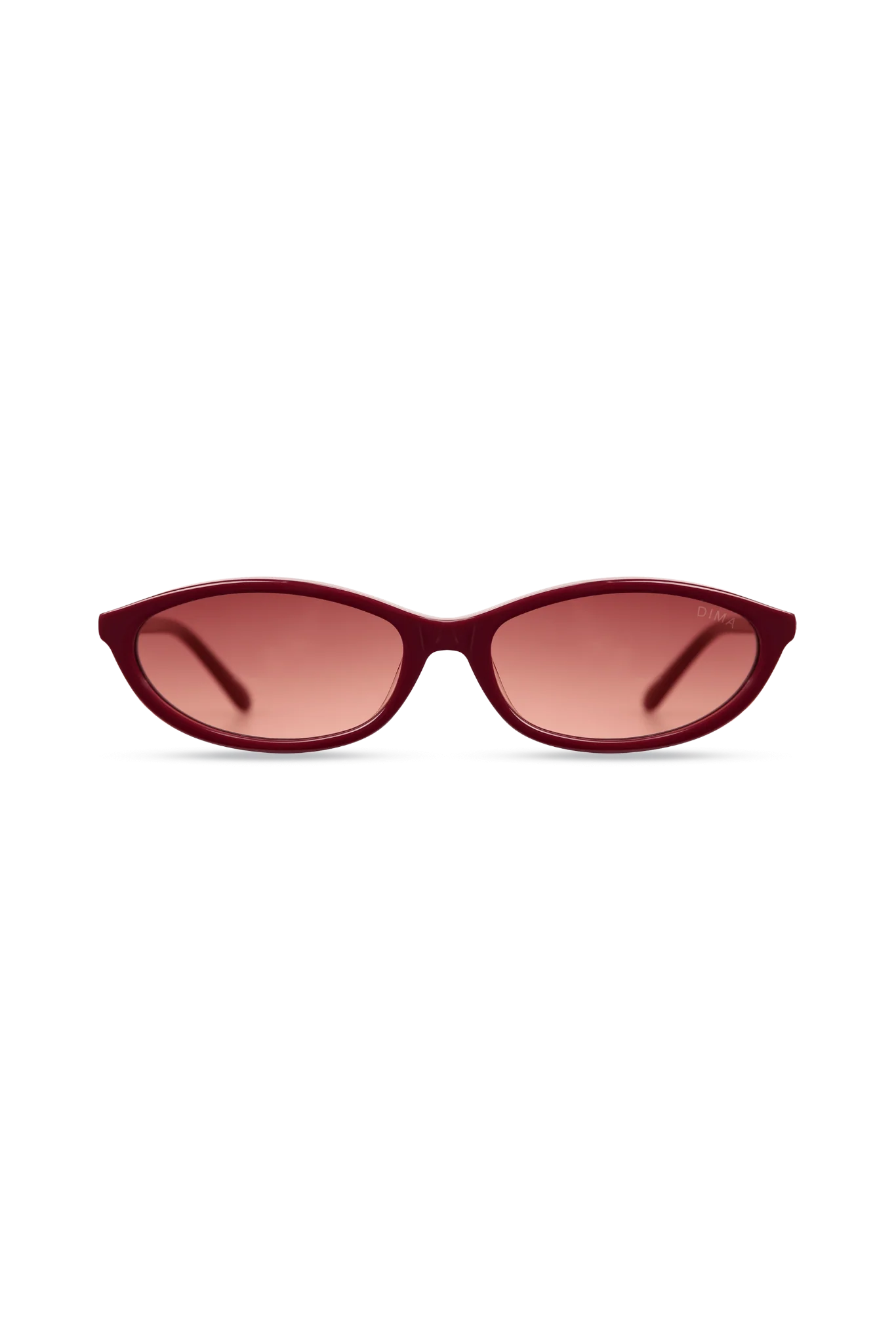 Dina Burgundy Sunglasses with Wine Gradient Lenses — Sunglasses Men