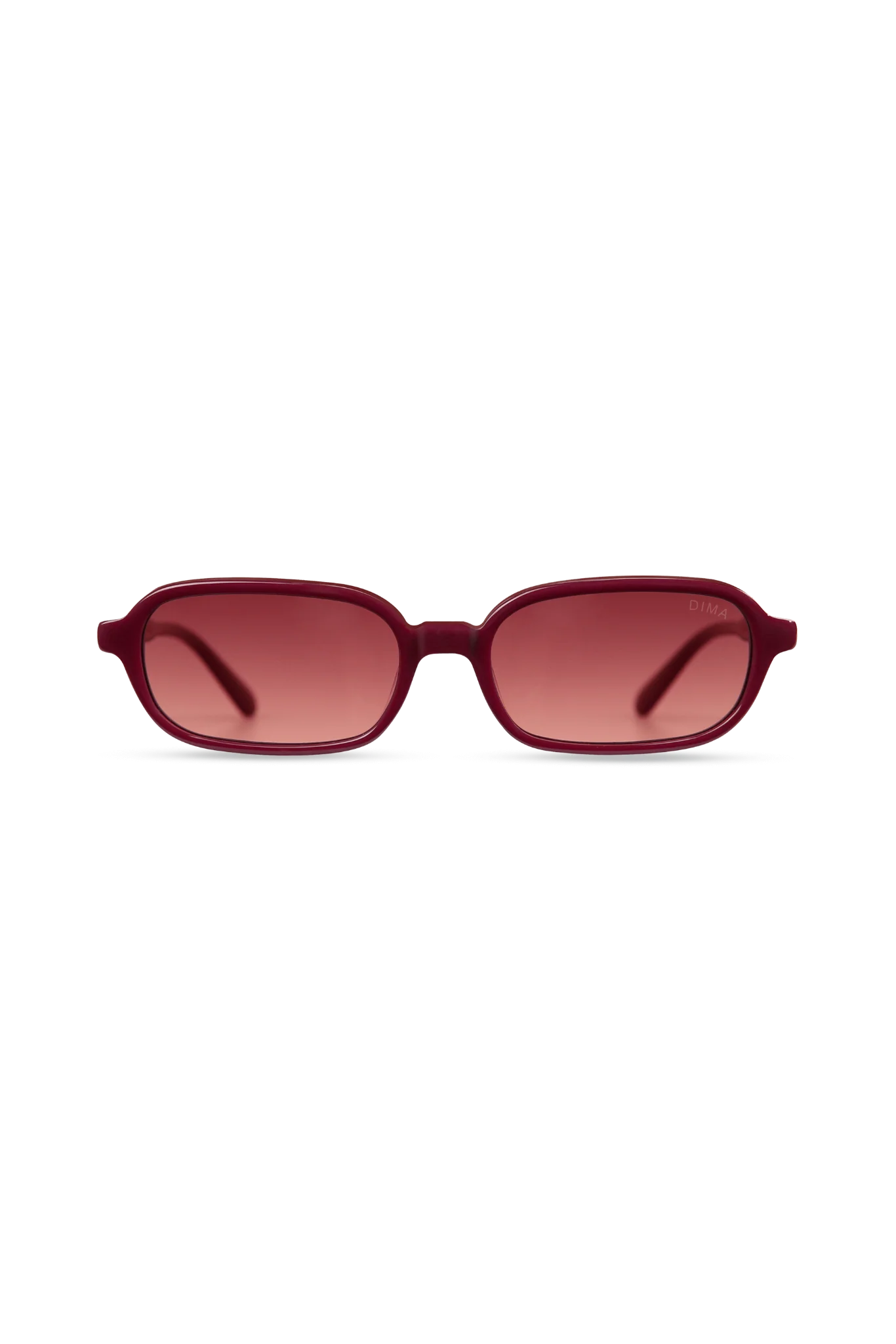 Rikki Burgundy Sunglasses with Wine Gradient Lenses — Lunettes de soleil Hommes