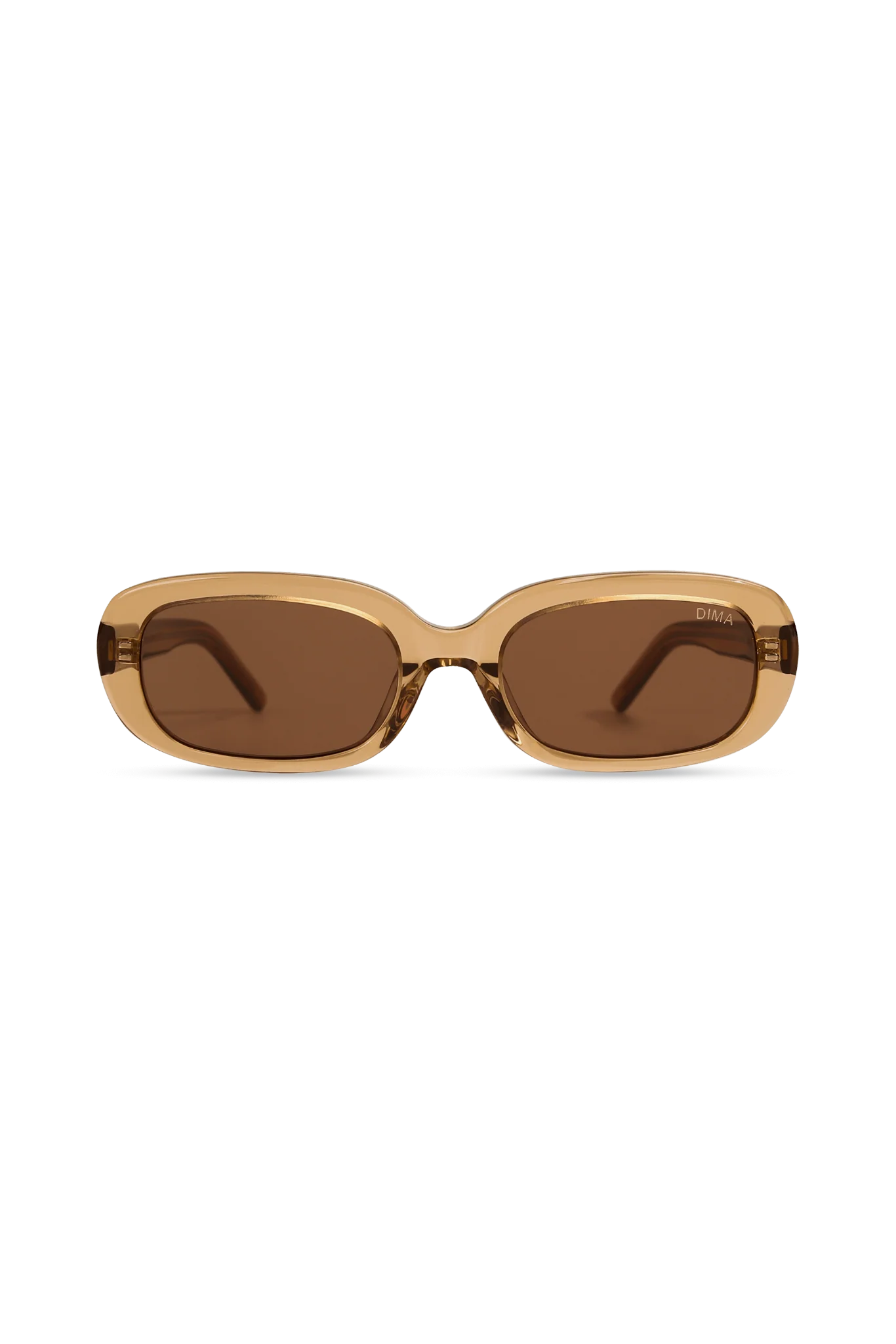 Violet Crystal Brown Sunglasses with Brown Lenses