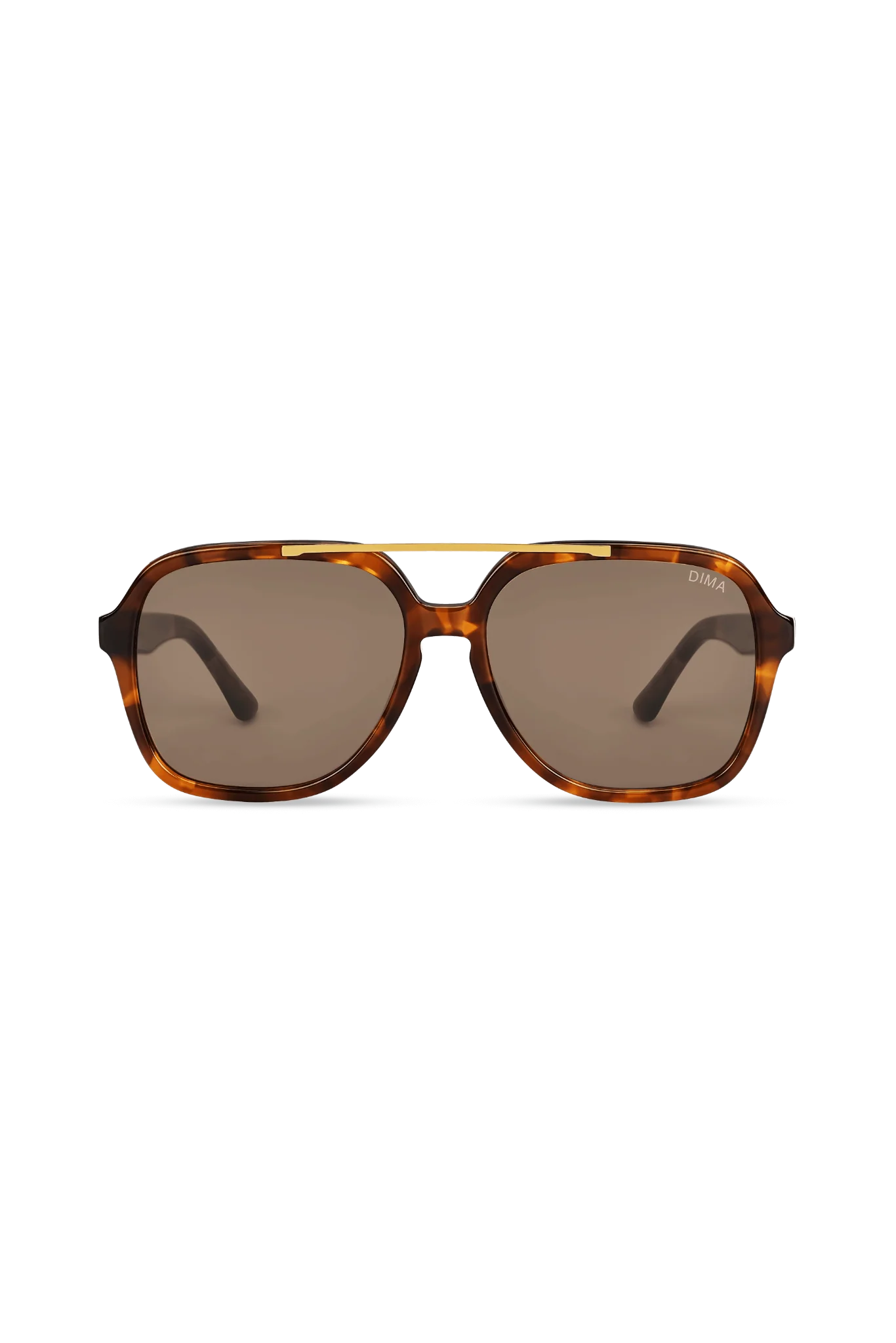 Vista Dark Tortoise Sunglasses with Brown Lenses