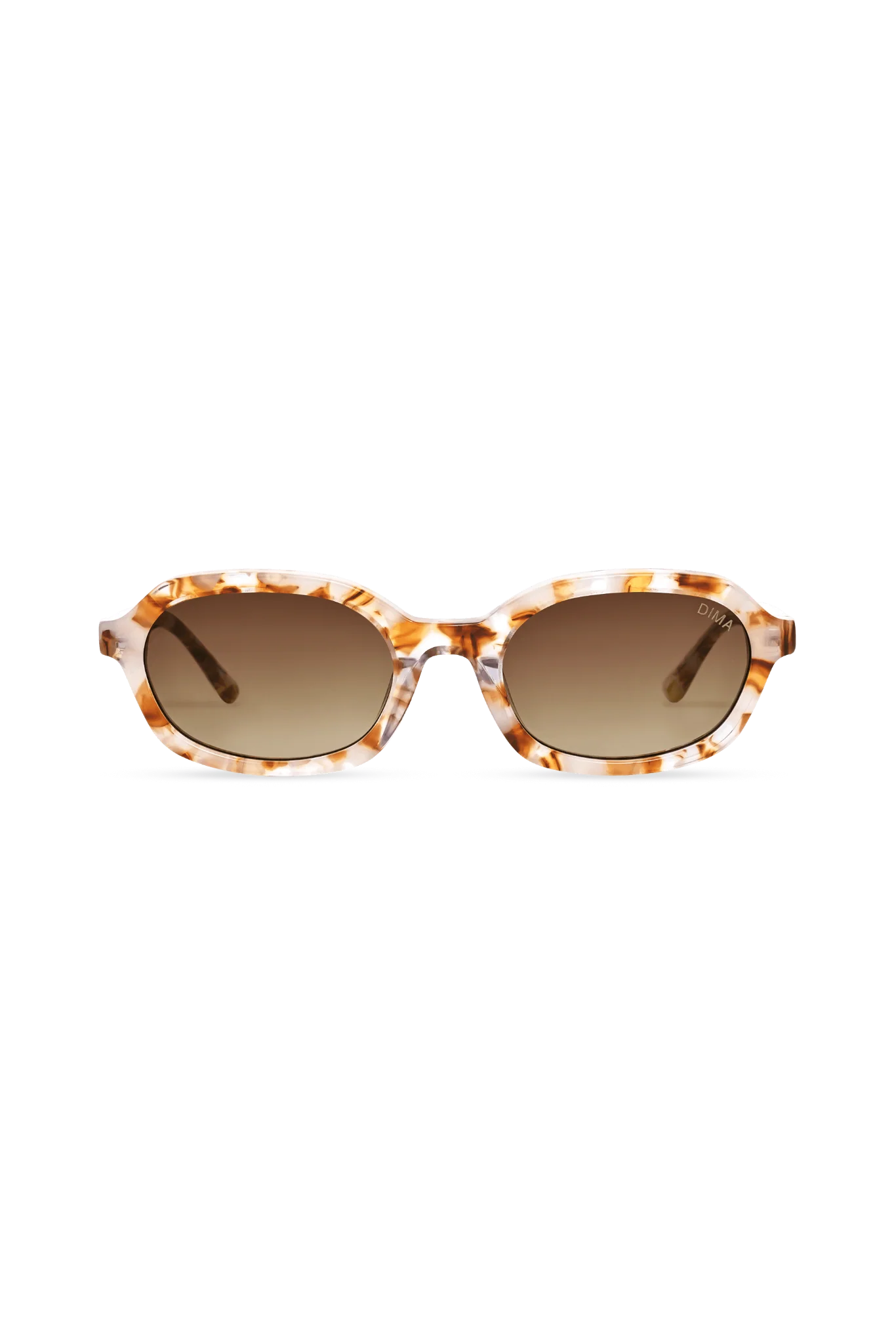 Rayna Brown Pearl Sunglasses with Brown Gradient Lenses — Lunettes de soleil Hommes