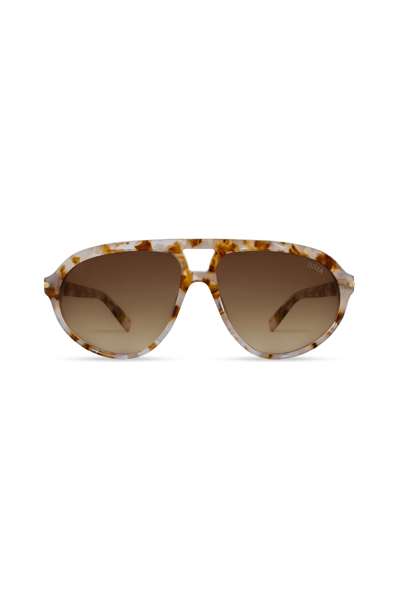 Eclipz Brown Pearl Sunglasses with Brown Gradient Lenses