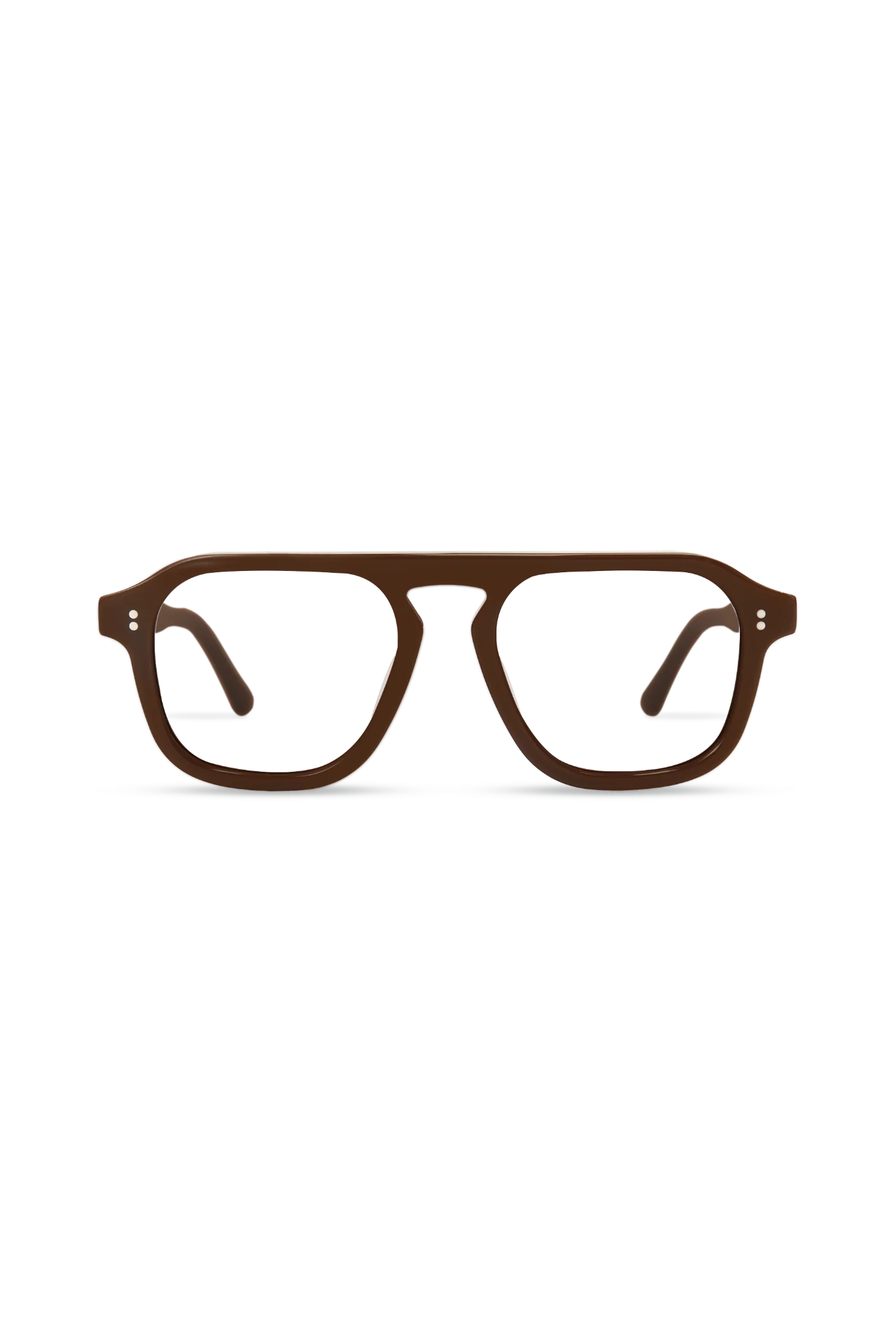 Cameo Brown Aviator Eyeglasses