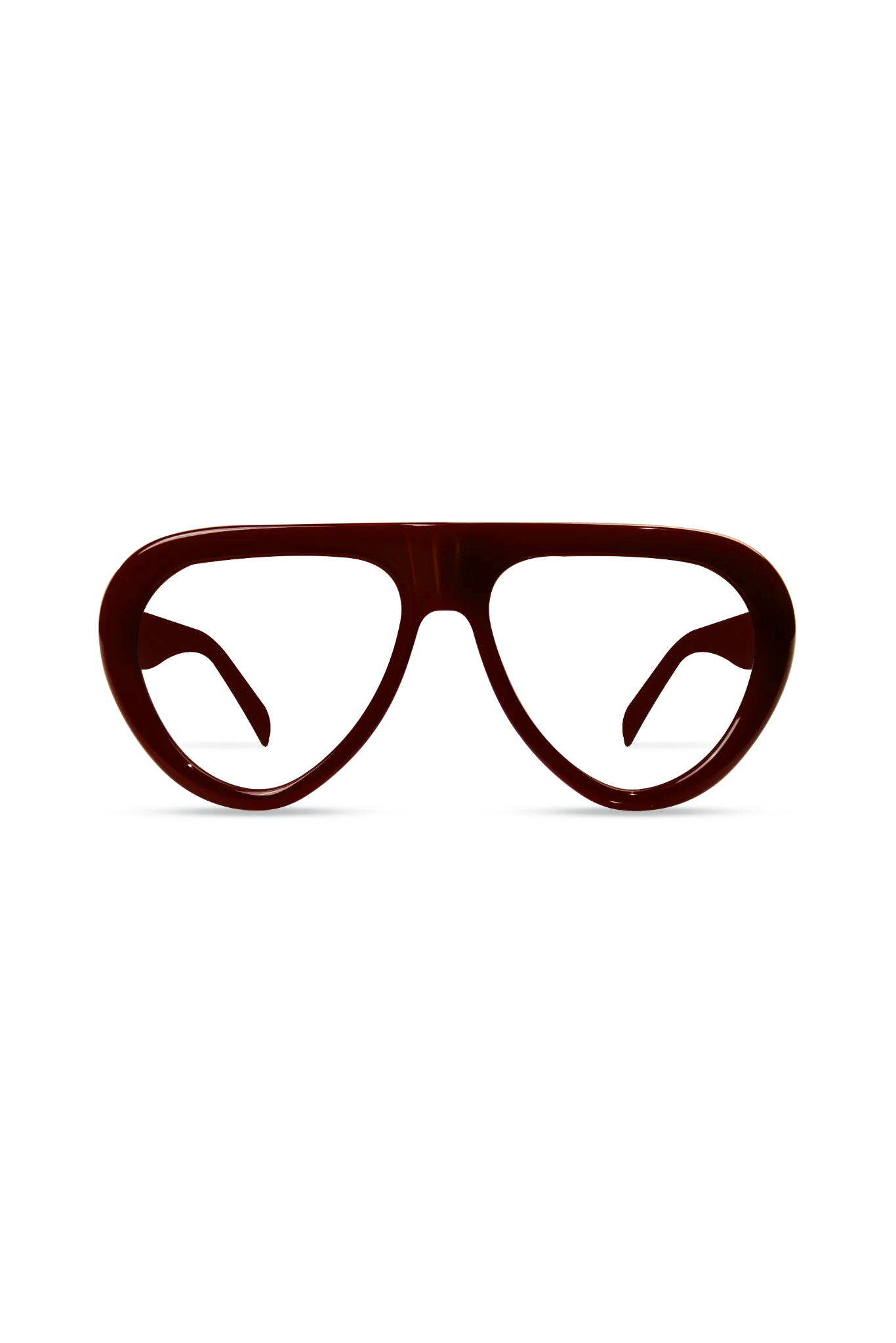 Aggie Maroon Aviator Eyeglasses — Montures de lunettes