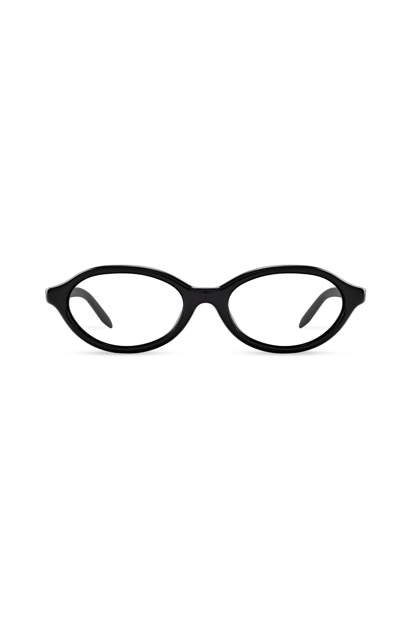Tess Black Oval Eyeglasses — Eyeglass Frames