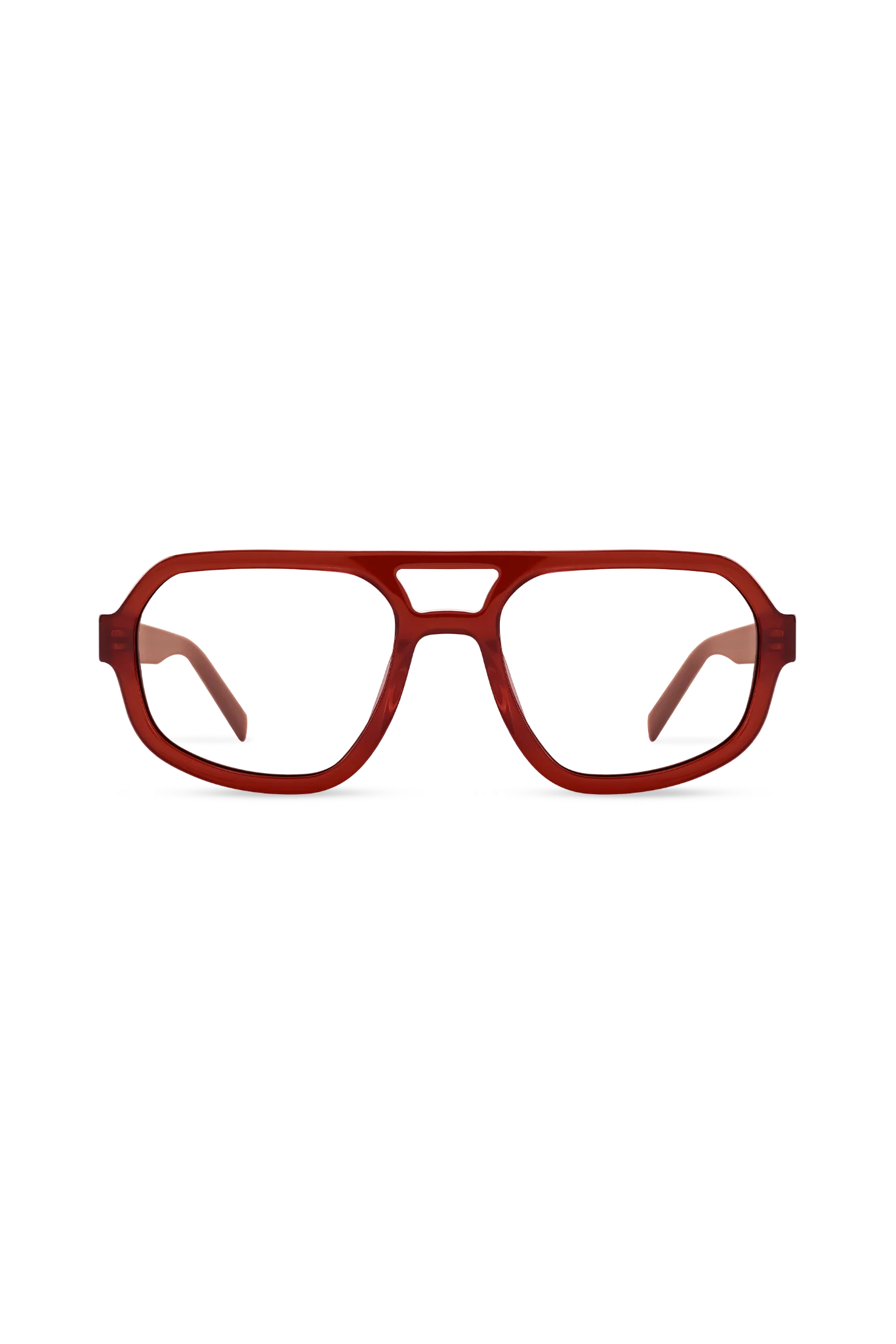Naomi Honey Marple Aviator Eyeglasses — Montures de lunettes