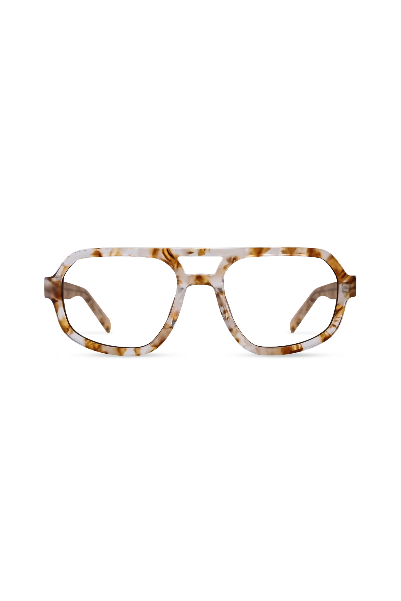 Naomi Brown Pearl Frame Glasses - Brown Pearl