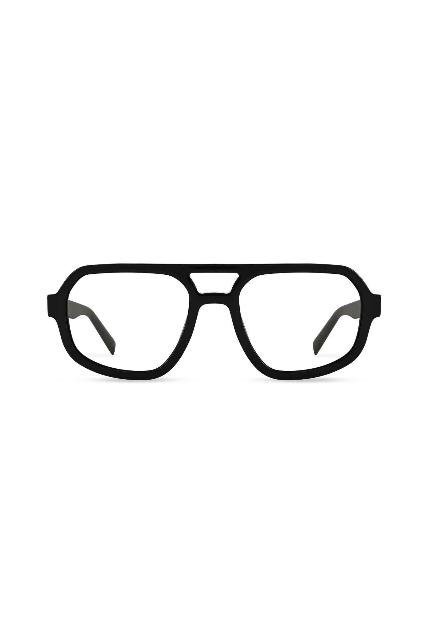 Naomi Black Aviator Eyeglasses — Eyeglass Frames