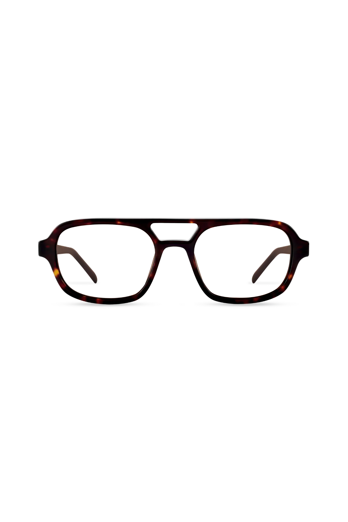 Corey Dark Tortoise Aviator Eyeglasses — Eyeglass Frames