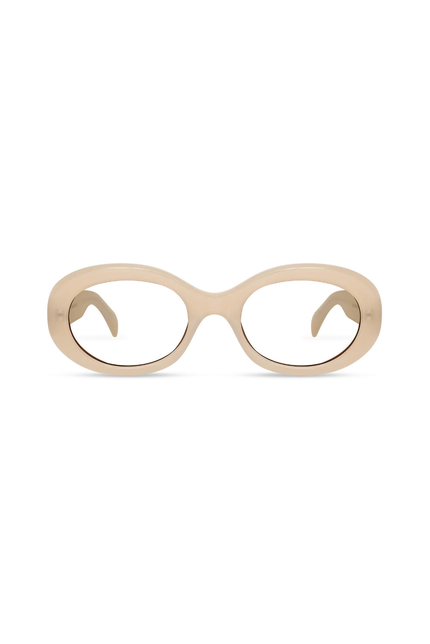 Kaia Bone Frame Glasses - Bone