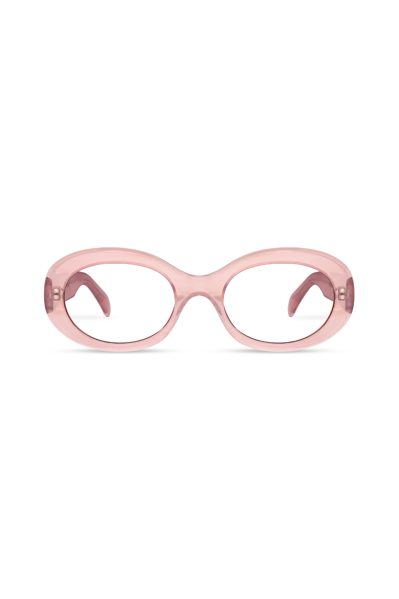 Kaia Crystal Pink Pearl Demi Eyeglasses — Eyeglass Frames