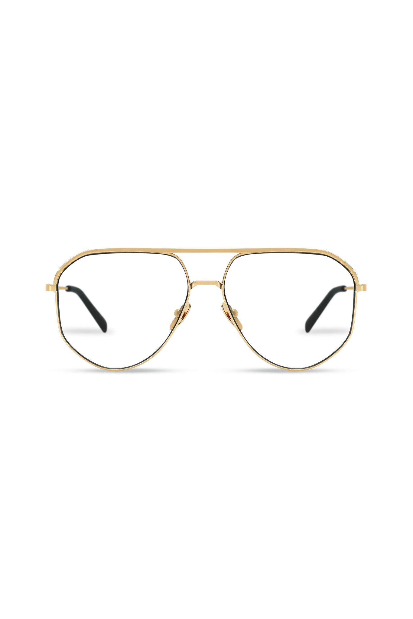 Nova Gold/Dark Aqua Frame Glasses - Gold/Dark Aqua