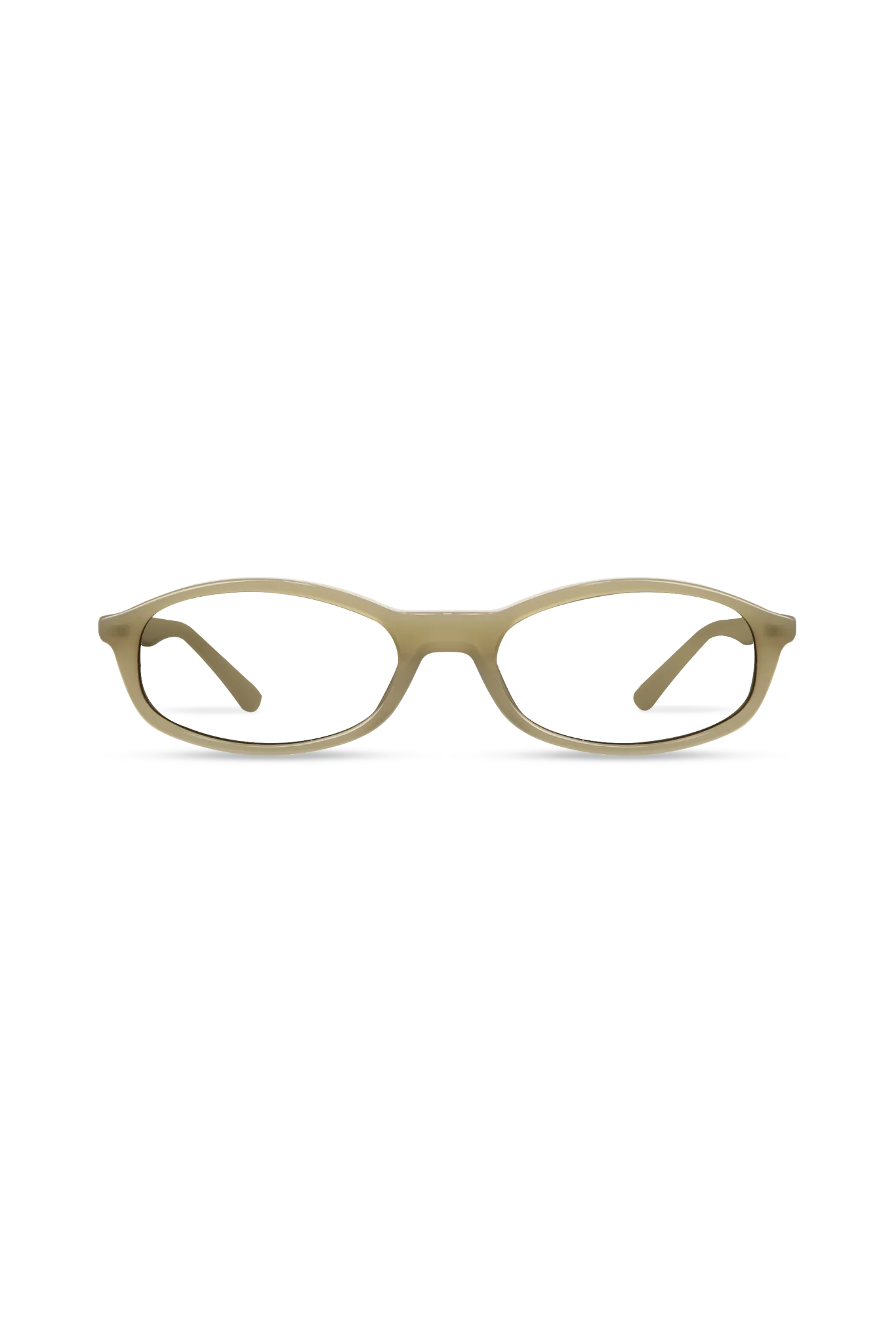 Sundra Milky Light Olive Eyeglasses — Montures de lunettes