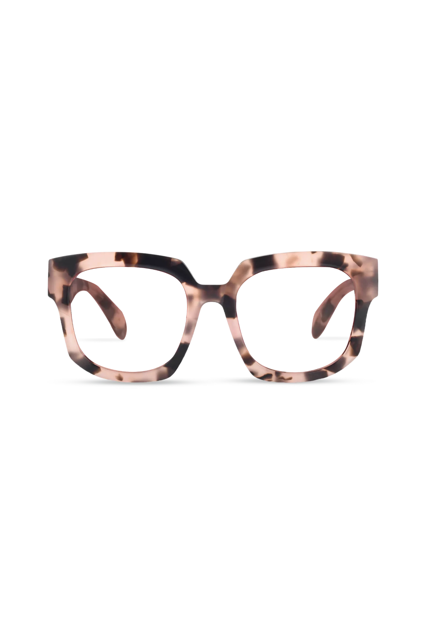 Luna Pink Tortoise Oversized Eyeglasses — Montures de lunettes