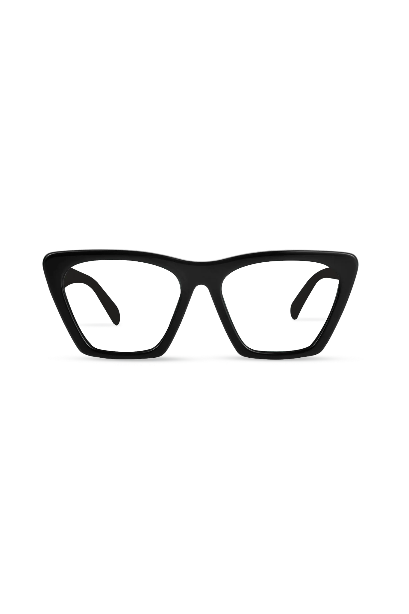 Gleam Black Cat-Eye Eyeglasses — Montures de lunettes