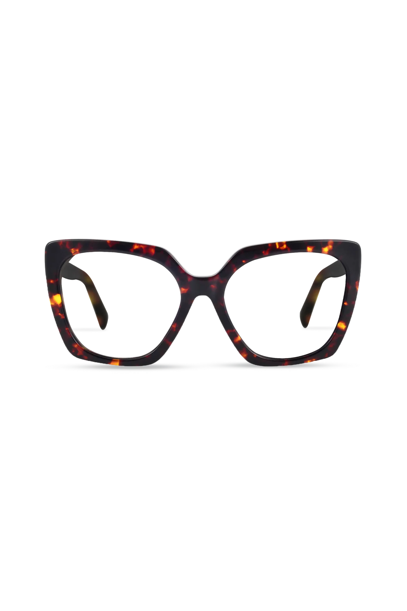 Gina Dark Tortoise Oversized Eyeglasses — Eyeglass Frames