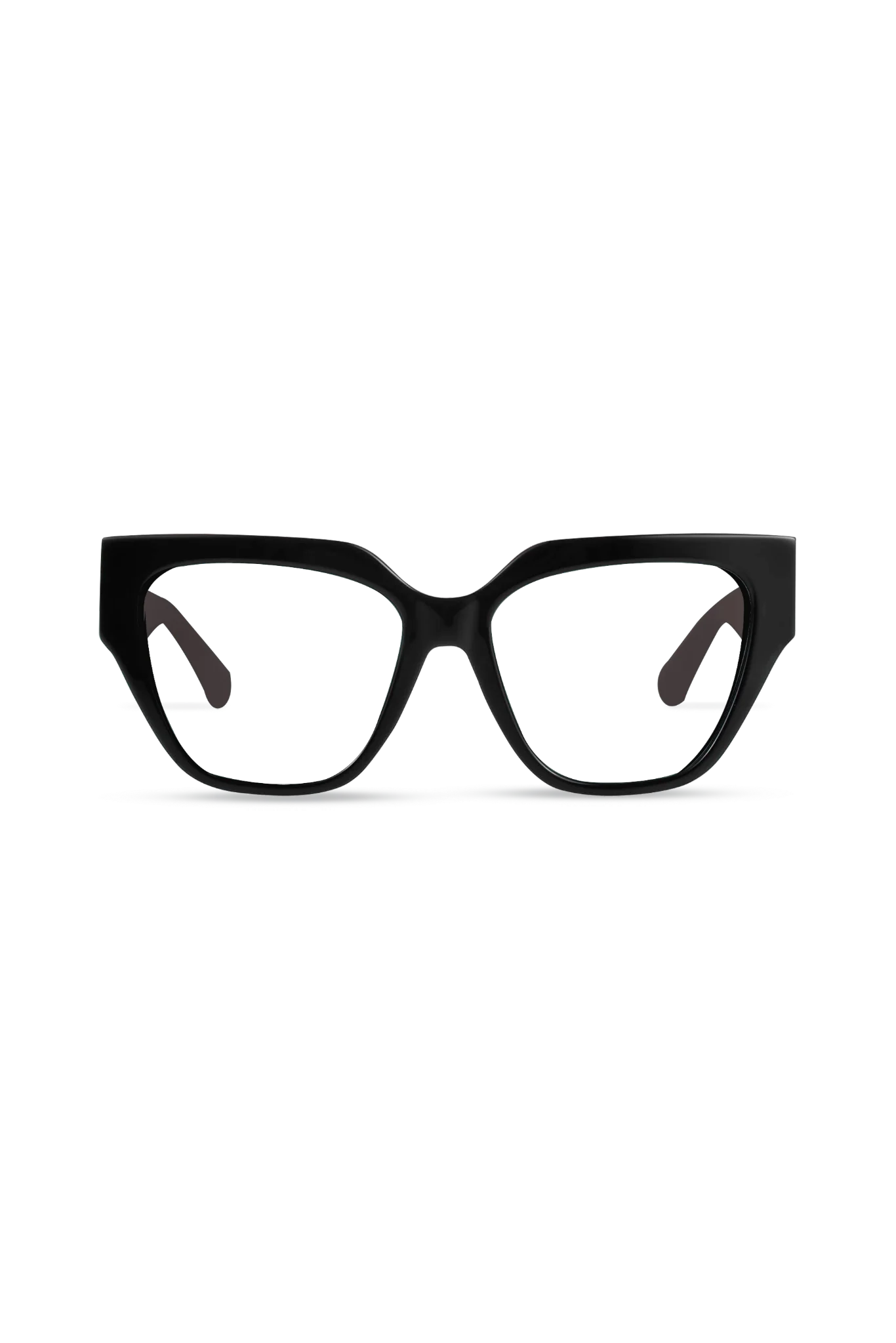 Edith Black Cat-Eye Eyeglasses — Montures de lunettes