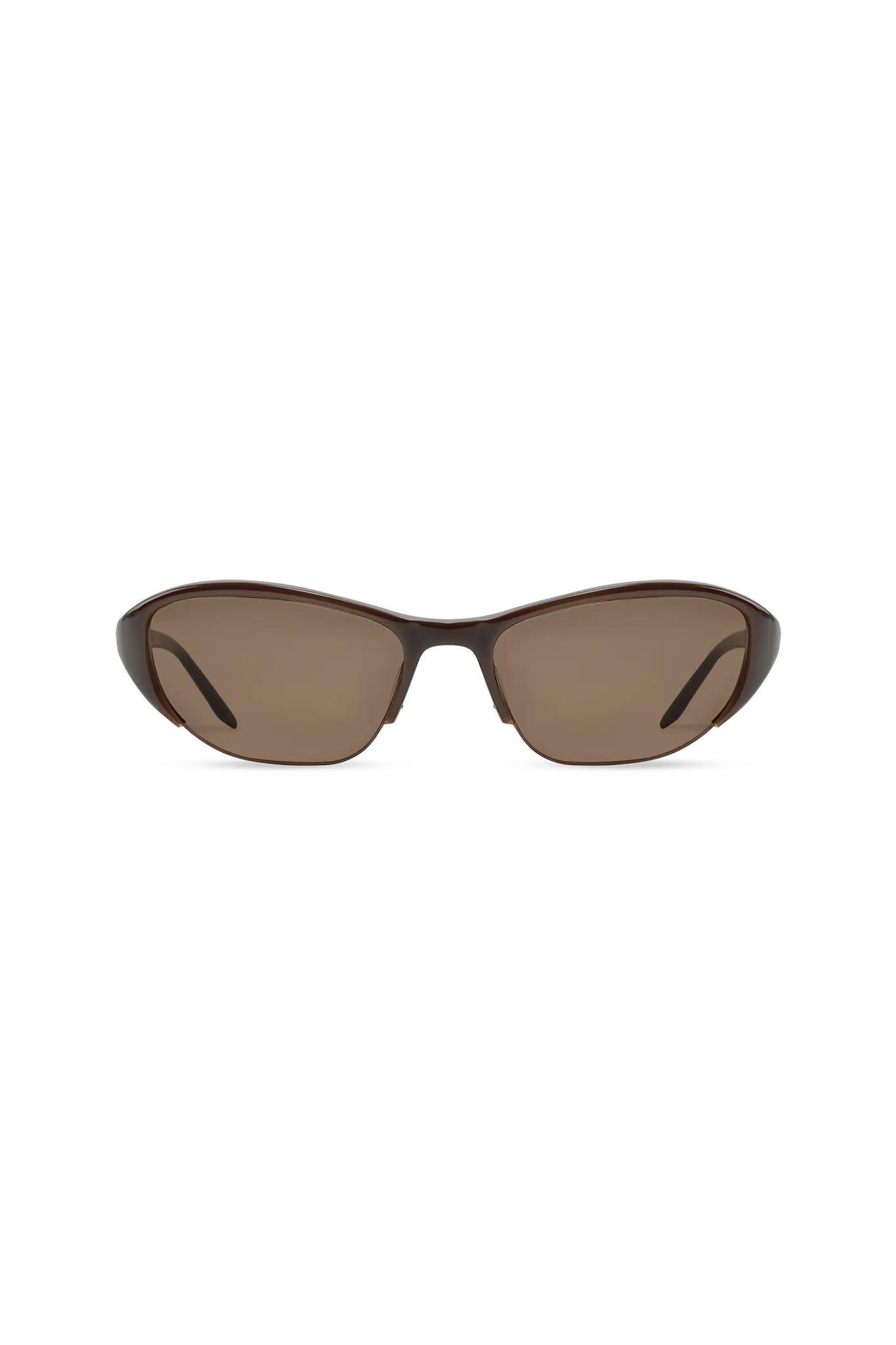 Veyra Brown Cat-Eye Sunglasses