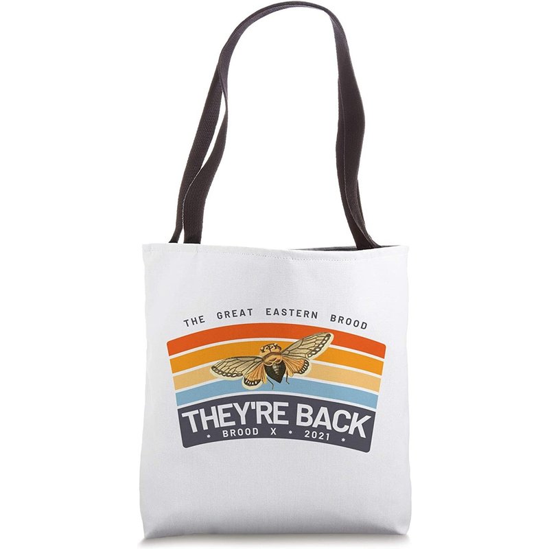 Cicada Unisex Tote Bag The Great Eastern Brood 2021 They're Back — Sacs fourre-tout