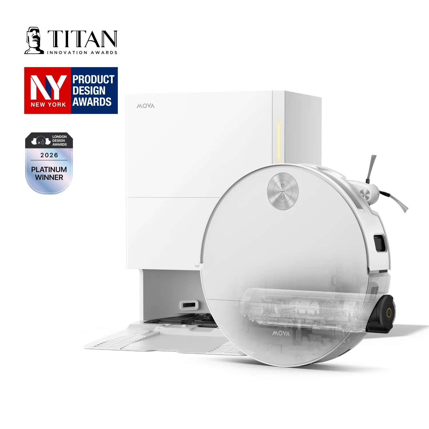 MOVA S70 Roller Robot Vacuum — Robot aspirateur