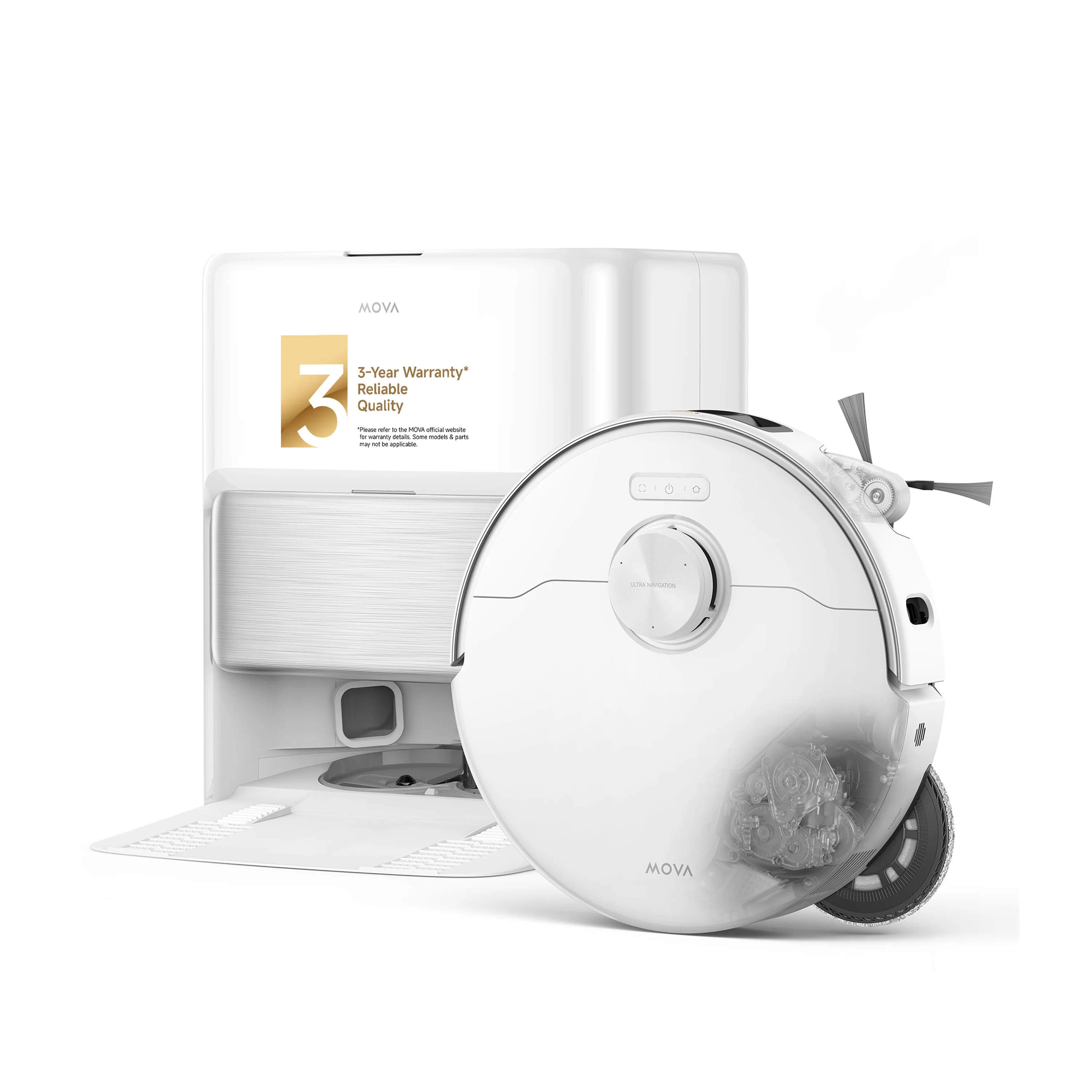 MOVA P70 Pro Ultra Robot Vacuum White - White — Robot aspirateur