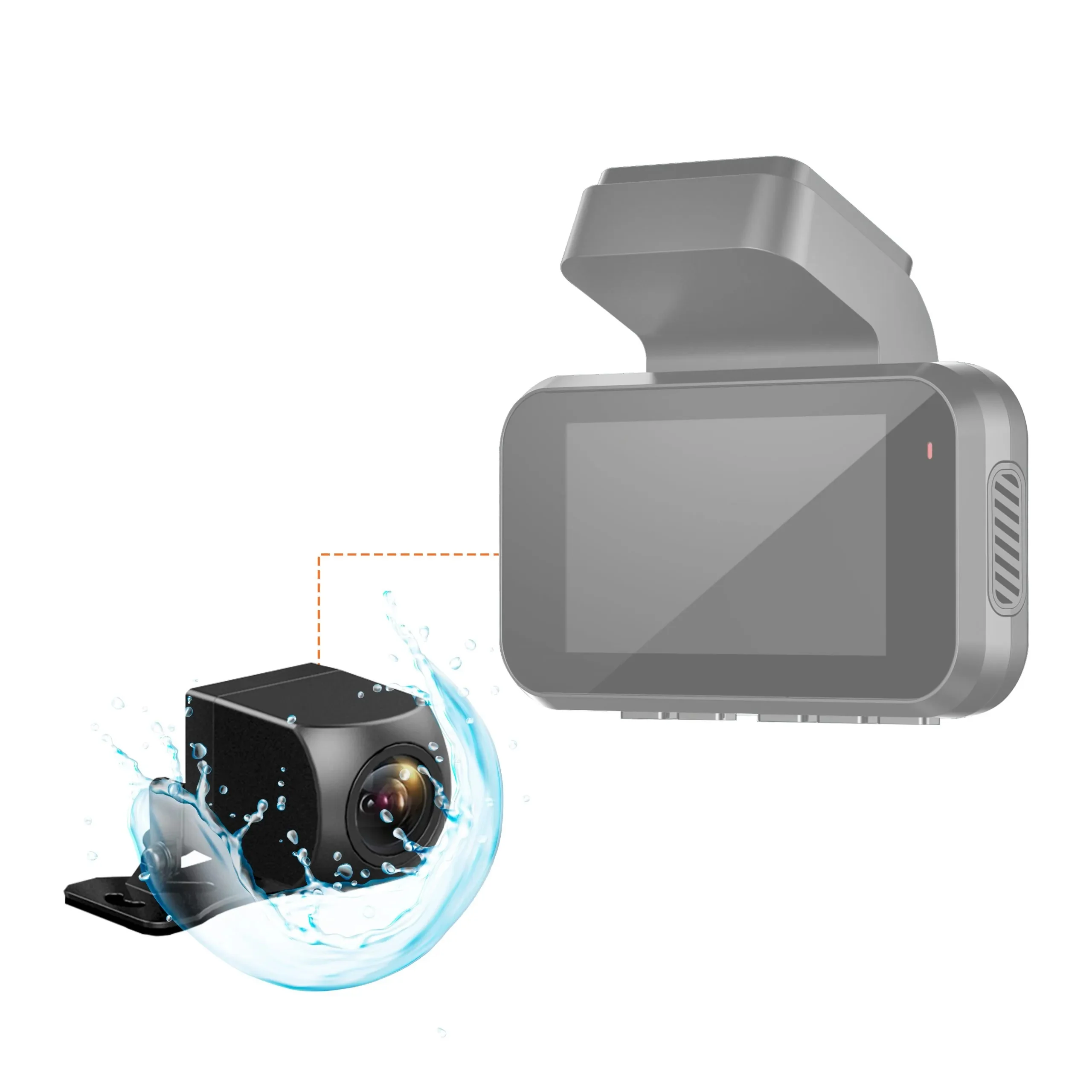 Rexing Waterproof Rear View Camera For V55 Premium 4K Modular Capabilities Car Dash Cam — Dash Cameras