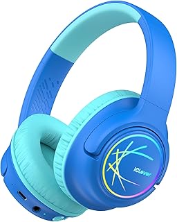 iClever BTH18 Kids Wireless Headphones, 43H Battery — Wireless Earbuds