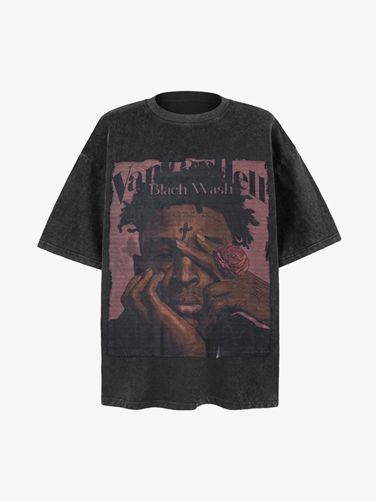 Vintage Artistic Graphic T-Shirt - Black / M