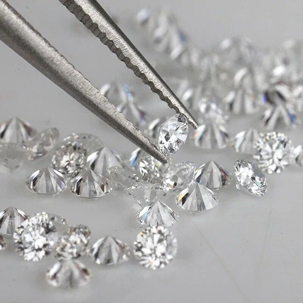 GemoneDiamonds 1 Carat VS1/2 G/H couleur ronde taille diamants de mêlée Lot 1.90-2.00 MM — Pierres précieuses en vrac