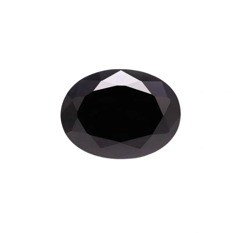 Diamant noir naturel de forme ovale de 0,50 ct par GemoneDiamonds — Pierres précieuses en vrac