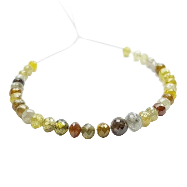 7 Inch Multi Color Diamond Beads Bracelet Strand — Bracelet Women