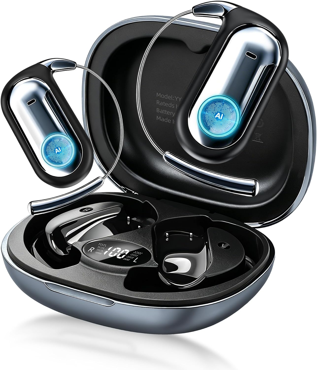 Open Ear Earbuds 2026 Wireless Bluetooth 6.1 IP68 — Wireless Earbuds