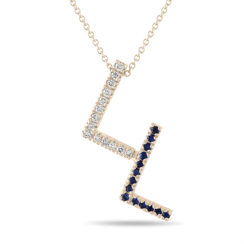 0.53 Carat Round Cut Prong Set Lab Diamond Pendant - 10K Yellow Gold