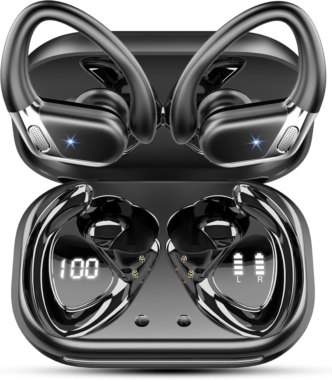 Écouteurs sans fil Bluetooth 5.4 – 50 h batterie, IP7 étanche — Écouteurs sans fil