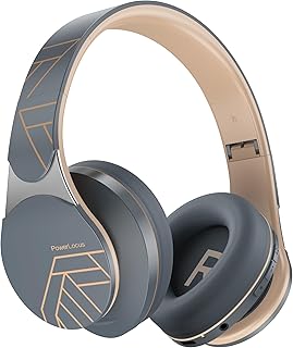 PowerLocus Bluetooth Over-Ear Headphones, 40H Playtime — Wireless Earbuds